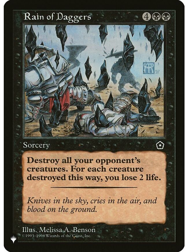 Rain of Daggers