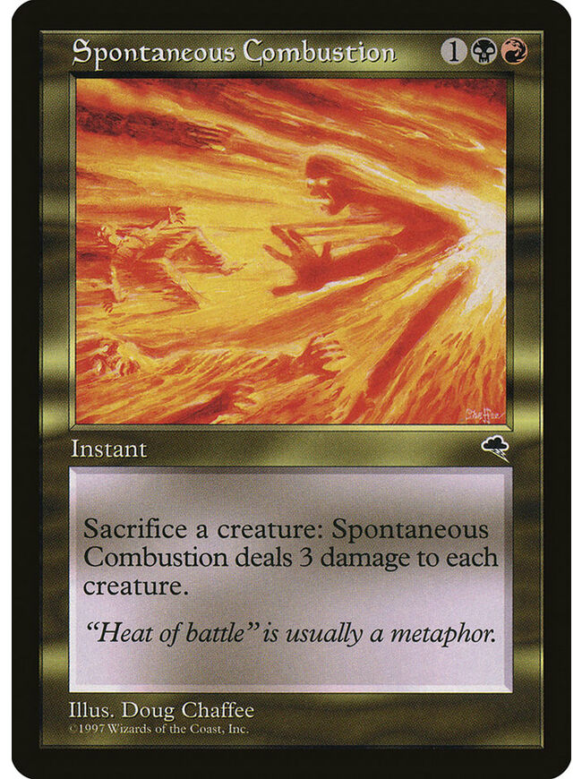 Spontaneous Combustion