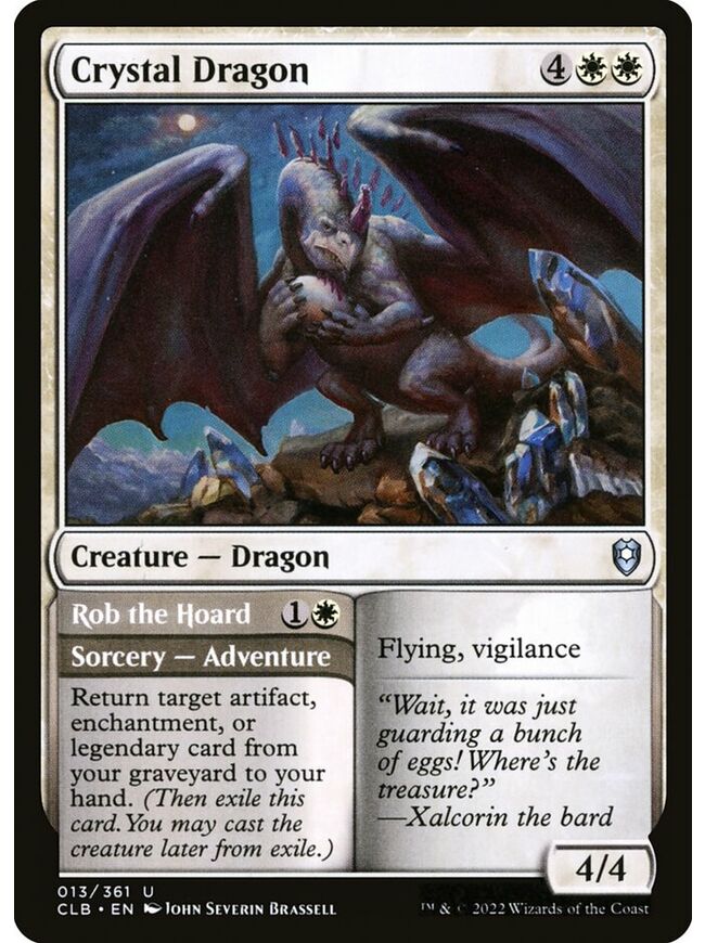 Crystal Dragon // Rob the Hoard