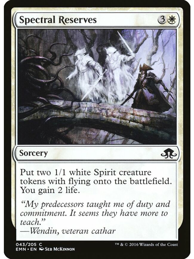 Spectral Reserves