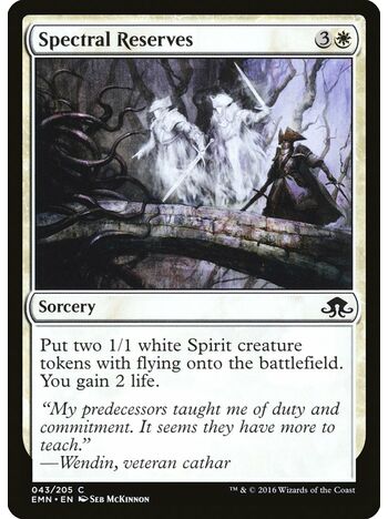 Spectral Reserves
