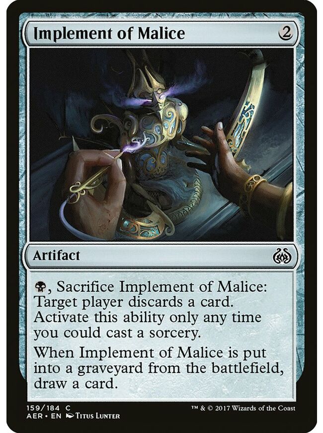 Implement of Malice