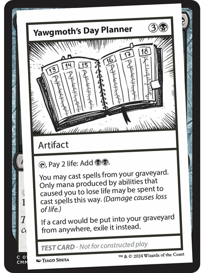 Yawgmoth's Day Planner