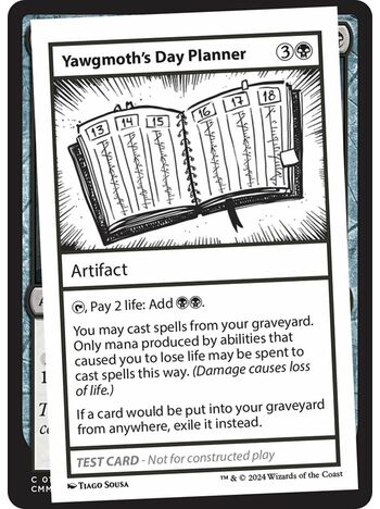 Yawgmoth's Day Planner