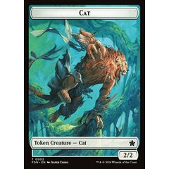 Cat Token (2/2) (White)