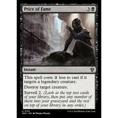 Price of Fame