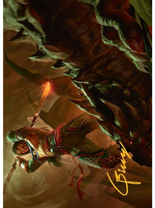 Sarkhan's Resolve // Sarkhan's Resolve (Art Series)
