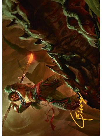 Sarkhan's Resolve // Sarkhan's Resolve (Art Series)