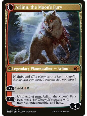 Arlinn, the Pack's Hope // Arlinn, the Moon's Fury
