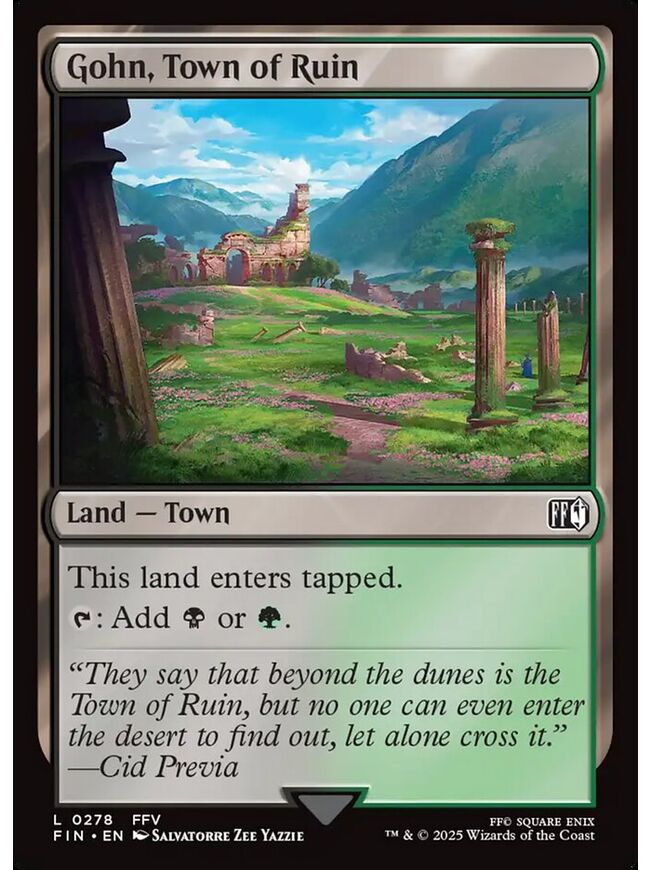 Gohn, Town of Ruin