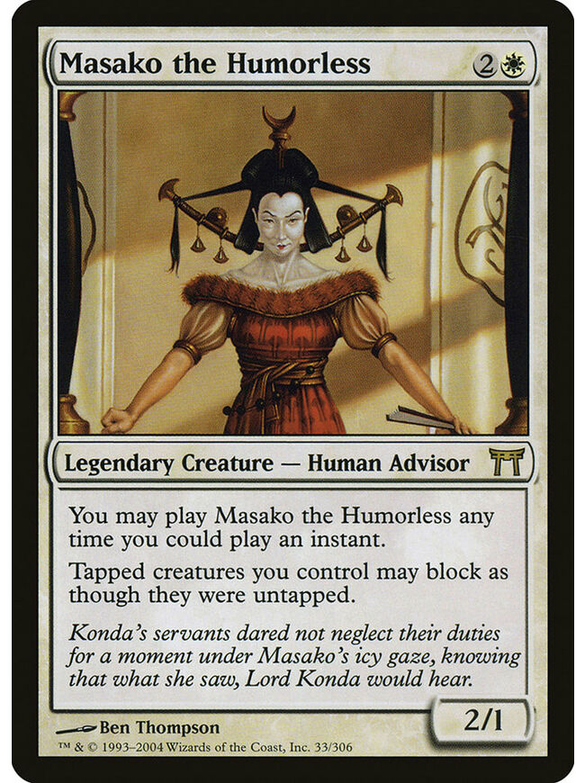 Masako the Humorless