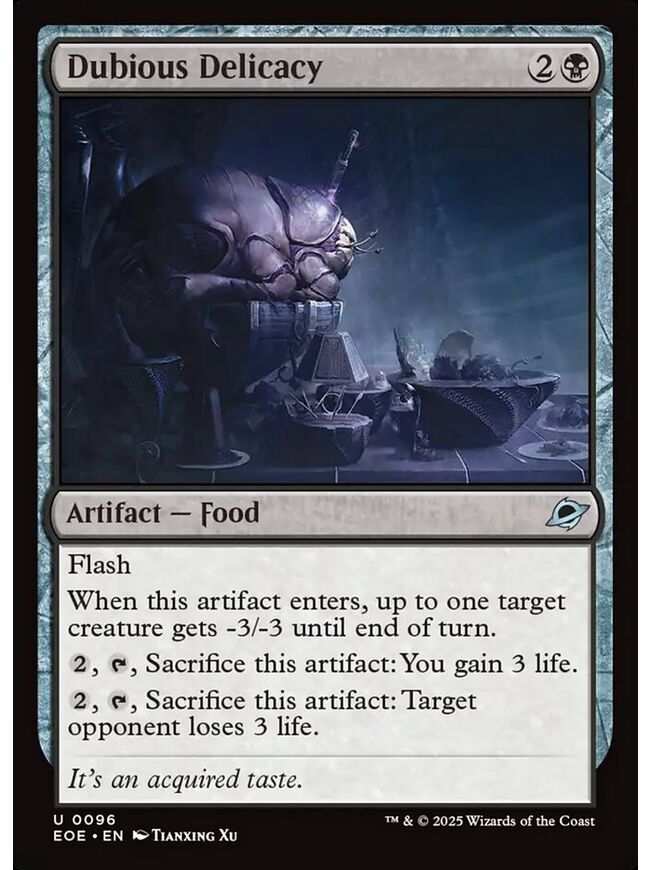 Dubious Delicacy