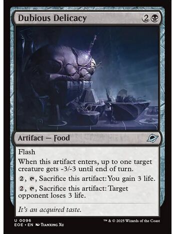 Dubious Delicacy