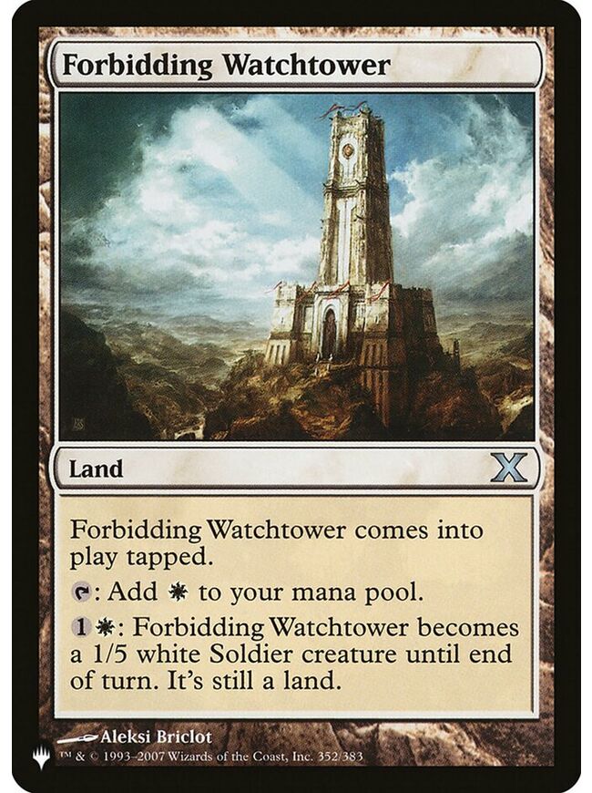 Forbidding Watchtower