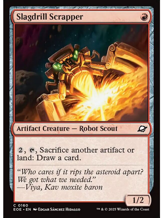 Slagdrill Scrapper