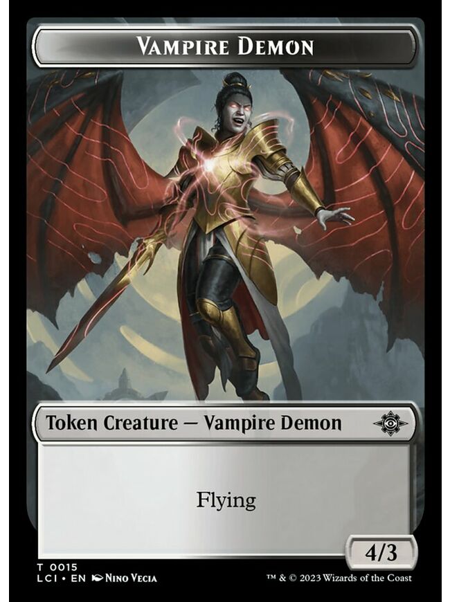 Vampire Demon Token