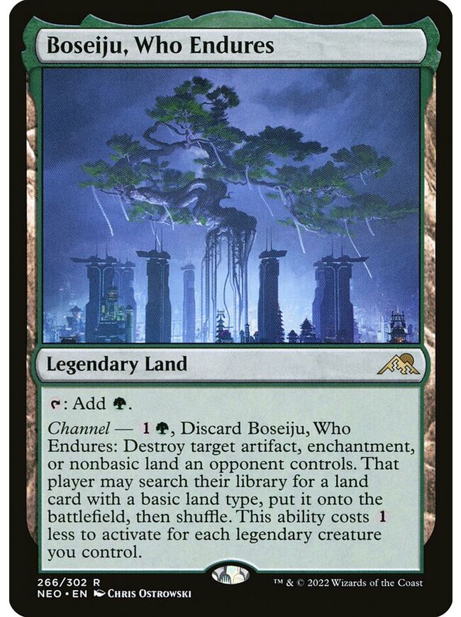 Boseiju, Who Endures