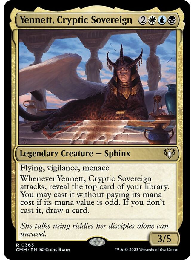 Yennett, Cryptic Sovereign