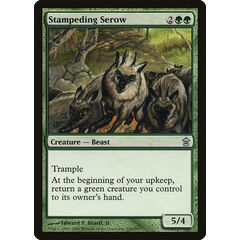Stampeding Serow
