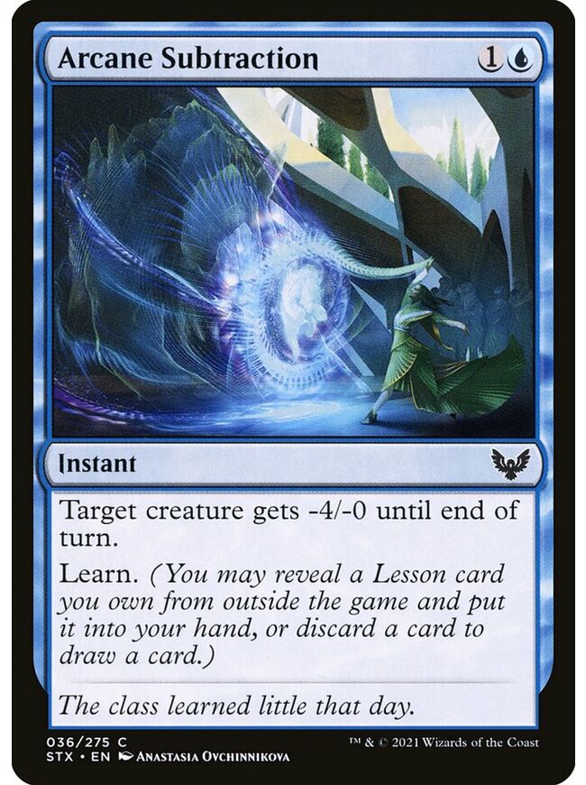 Arcane Subtraction