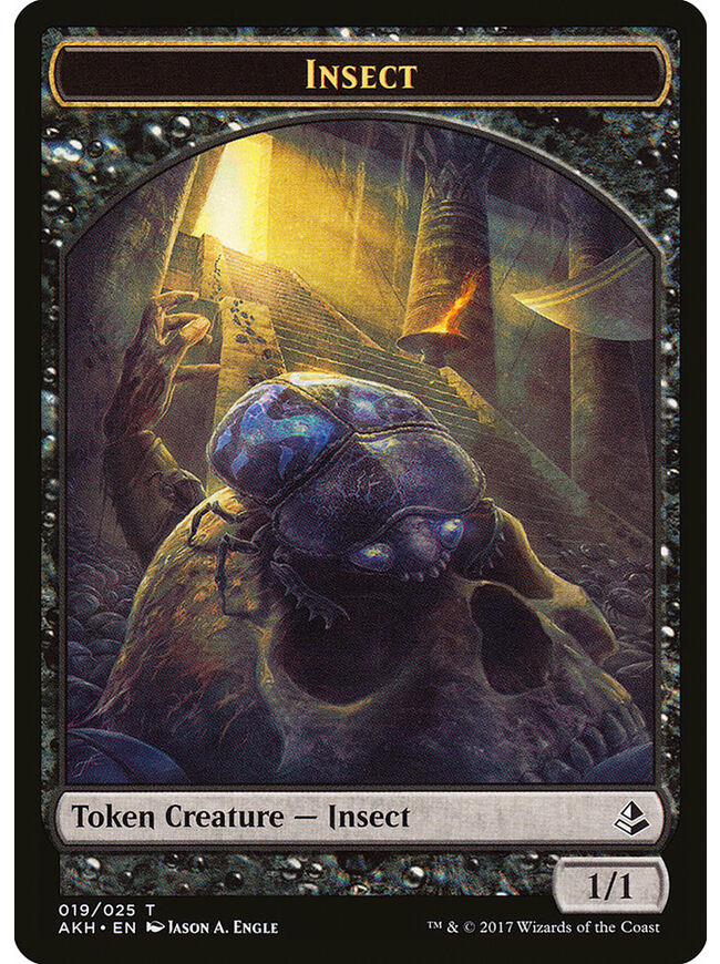 Insect Token (Black)
