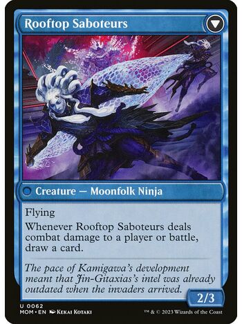 Invasion of Kamigawa // Rooftop Saboteurs