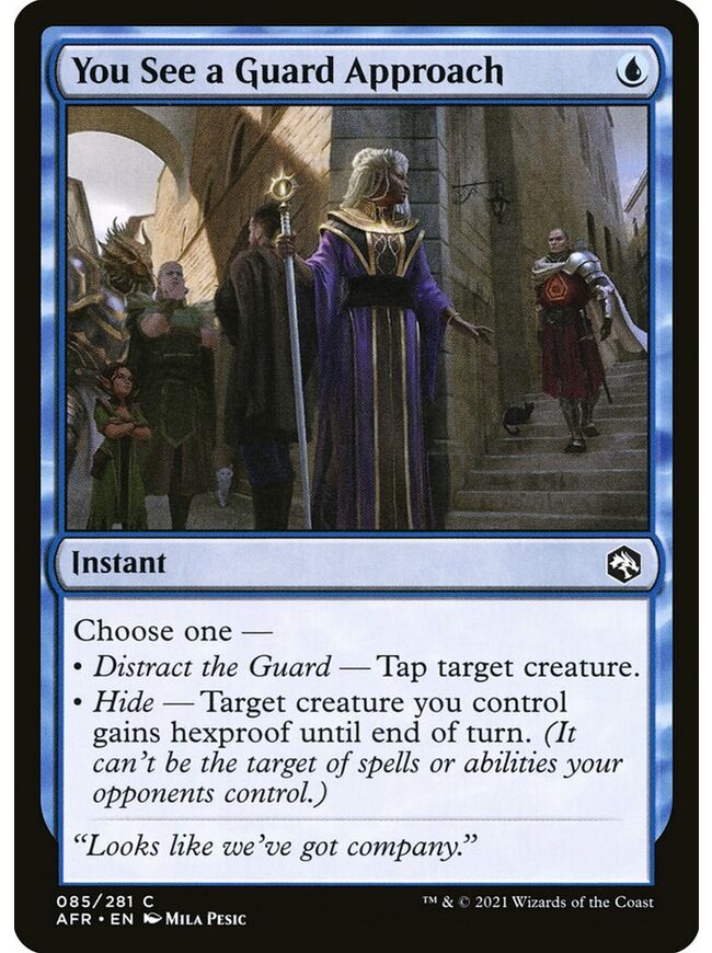 You See a Guard Approach