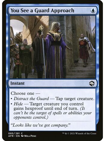 You See a Guard Approach