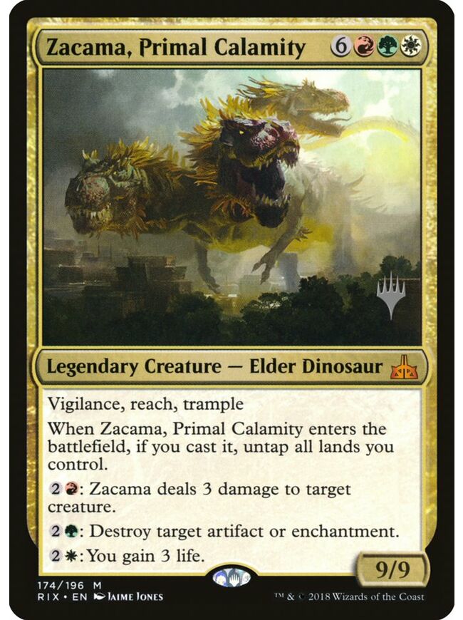 Zacama, Primal Calamity