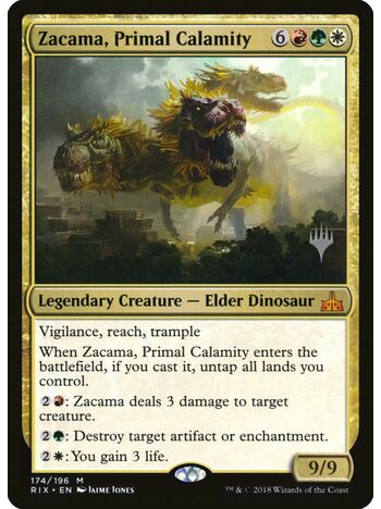Zacama, Primal Calamity