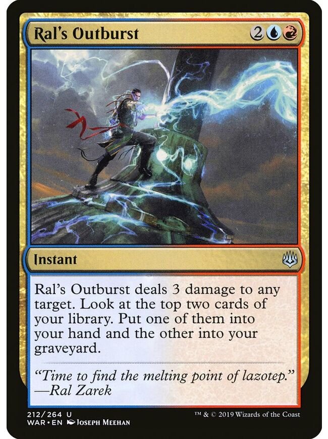 Ral's Outburst