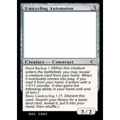Unicycling Automaton