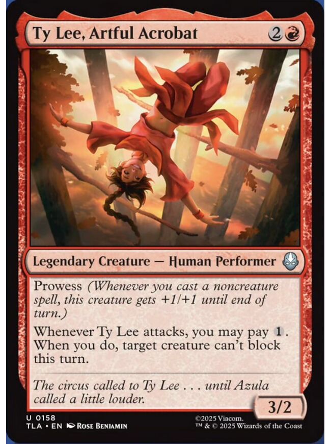Ty Lee, Artful Acrobat