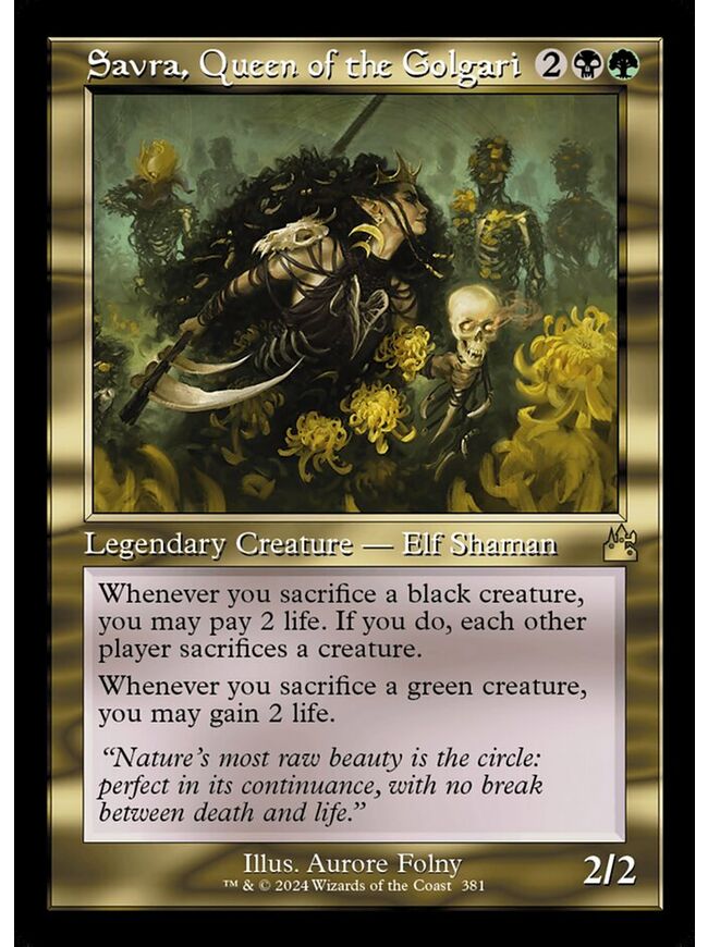 Savra, Queen of the Golgari