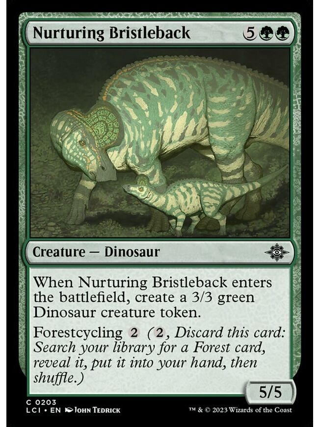 Nurturing Bristleback