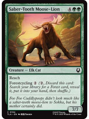 Saber-Tooth Moose-Lion