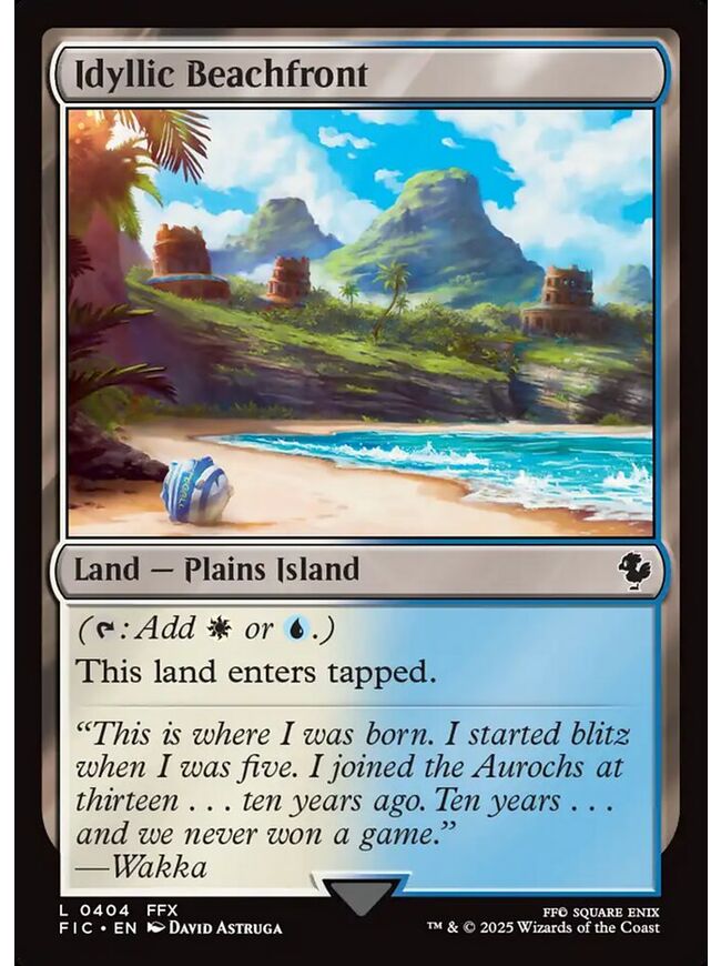 Idyllic Beachfront