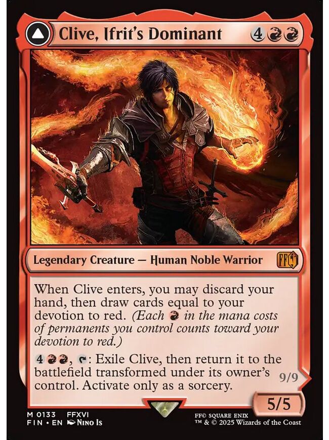 Clive, Ifrit's Dominant // Ifrit, Warden of Inferno