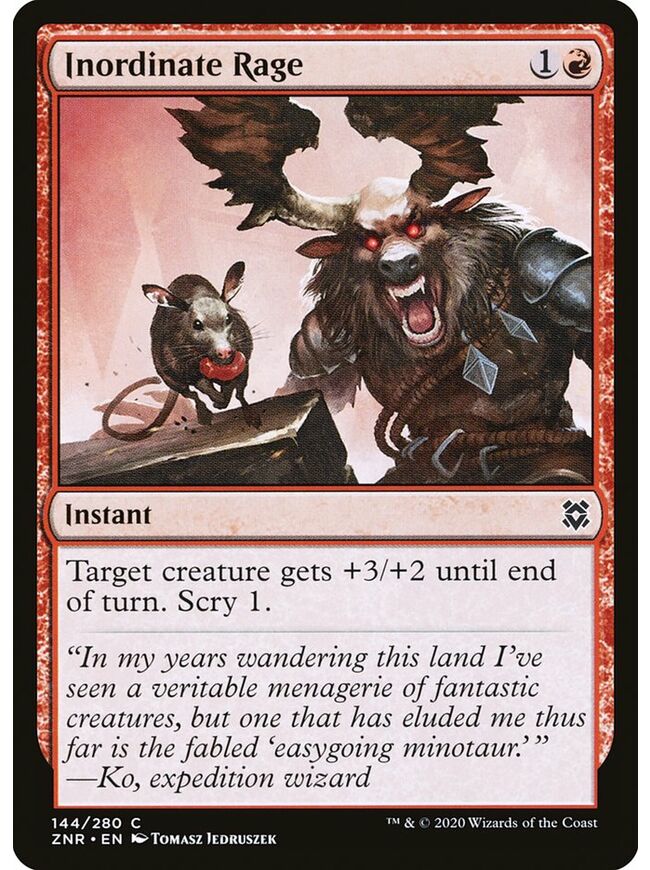 Inordinate Rage