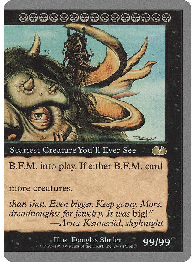 B.F.M. (Big Furry Monster)