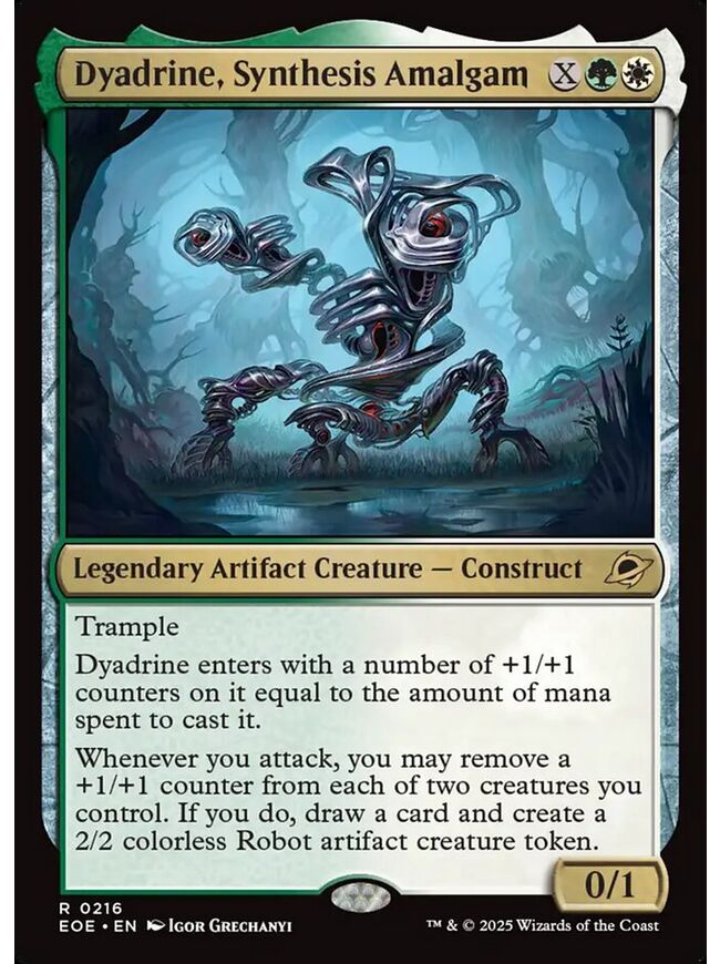 Dyadrine, Synthesis Amalgam