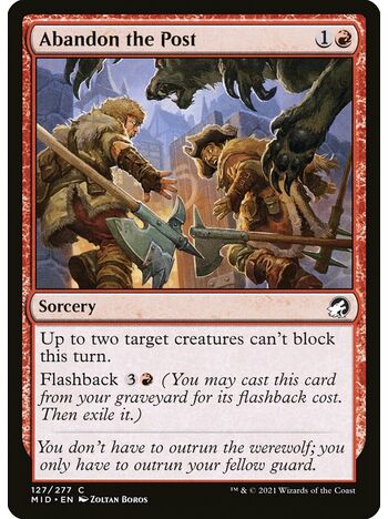 Abandon the Post