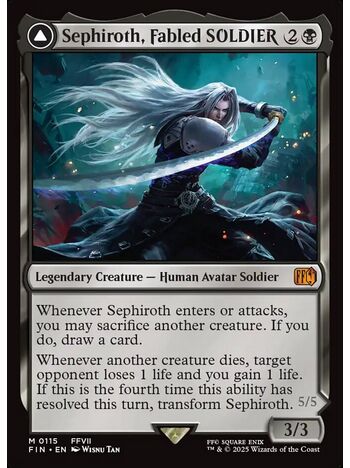 Sephiroth, Fabled SOLDIER // Sephiroth, One-Winged Angel