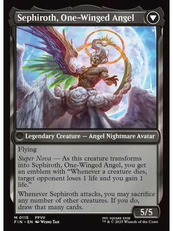 Sephiroth, Fabled SOLDIER // Sephiroth, One-Winged Angel