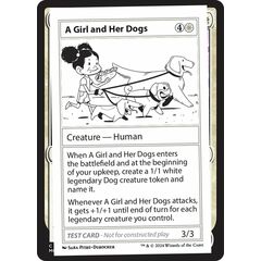 A Girl and Her Dogs