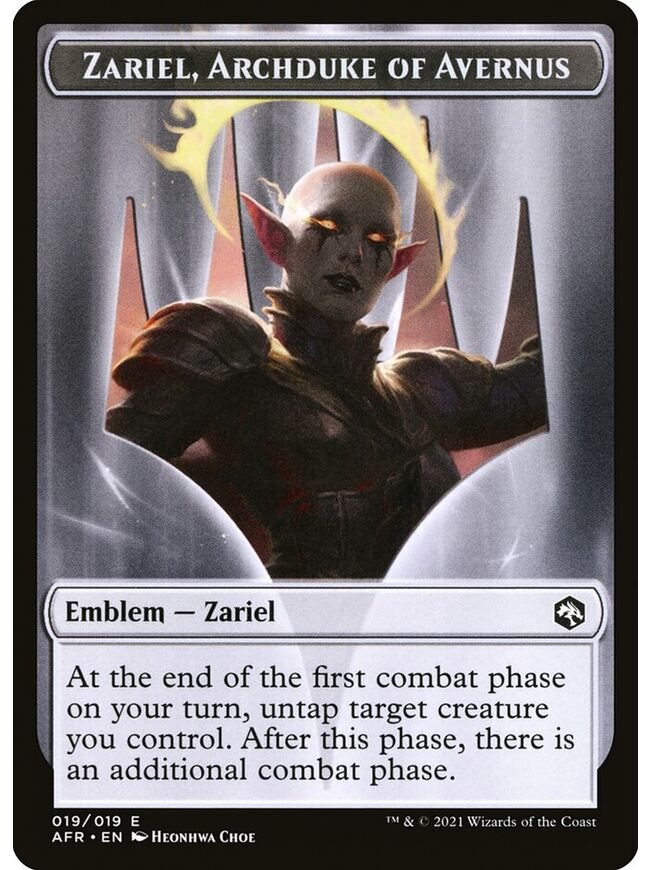 Zariel, Archduke of Avernus Emblem Token
