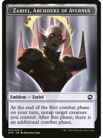 Zariel, Archduke of Avernus Emblem Token