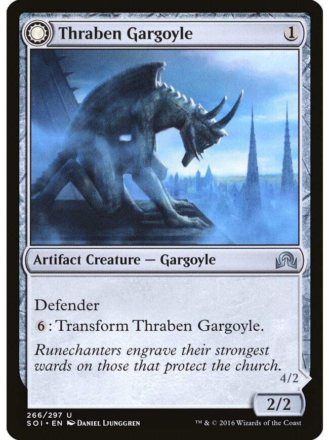 Thraben Gargoyle // Stonewing Antagonizer
