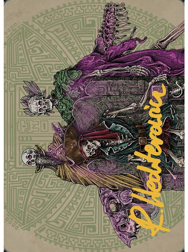 Throne of the Grim Captain // Throne of the Grim Captain Token (Art Series)