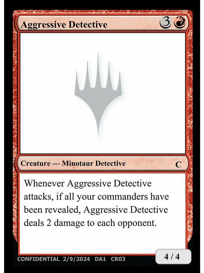 Aggressive Detective